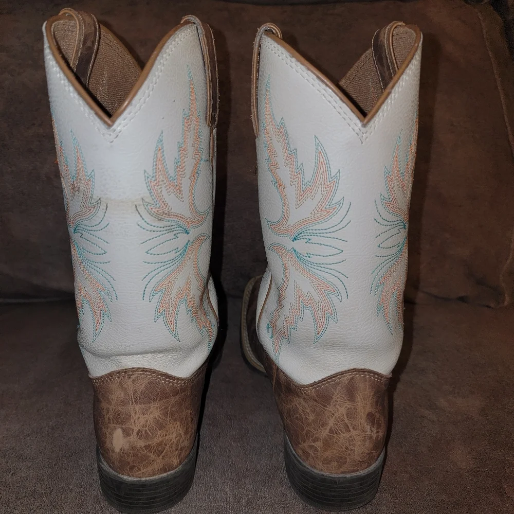 JUSTIN Kids 1D Western Riding Boots - Picture 5 of 11
